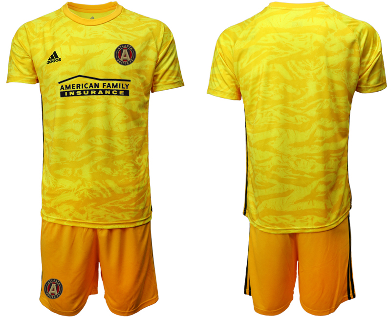 Men 2020-2021 club Atlanta Union yellow goalkeepe Soccer Jerseys